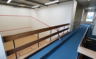 Gym squash court