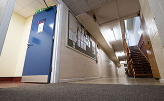Gym corridor